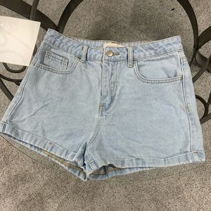 High-Waisted Mom Shorts
